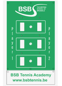 Customised Tennis Scoreboard