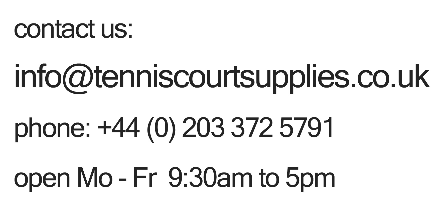 Untitled-2 Tennis Court Supplies contact information